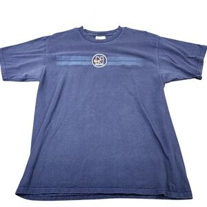 Nike Shirt Mens Medium Blue Nike Athletics Graphic Tee Athletic Logo Back Print